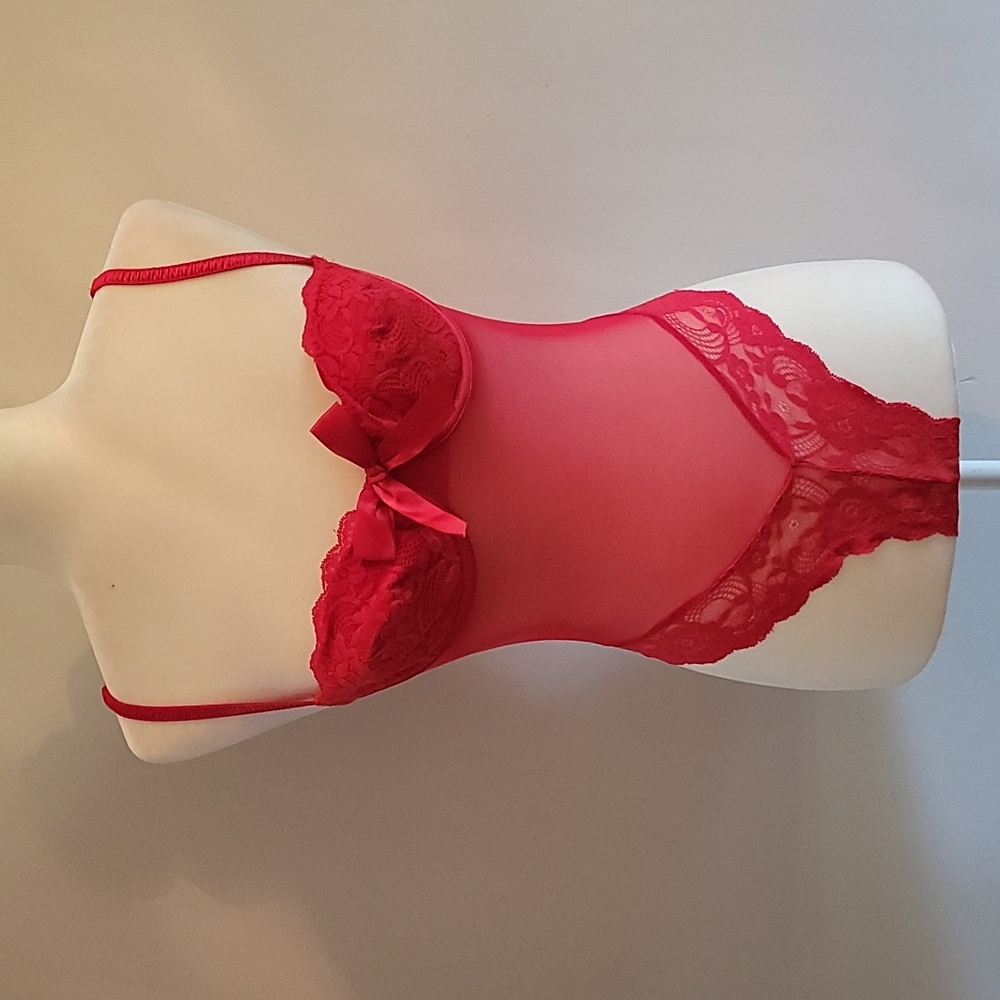 Vintage Victoria's Secret Lace Teddy/Body Suit
